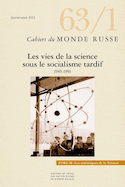 Cahiers du monde russe 63/1